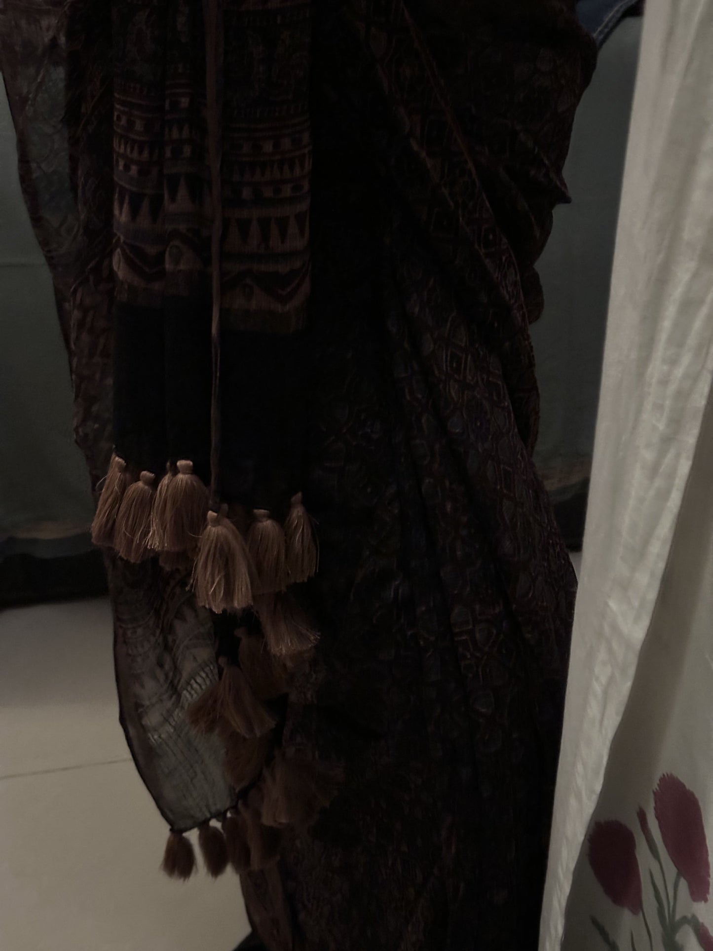 Saawari - Handblocked and Handwoven Ajrakh Kota Doria
