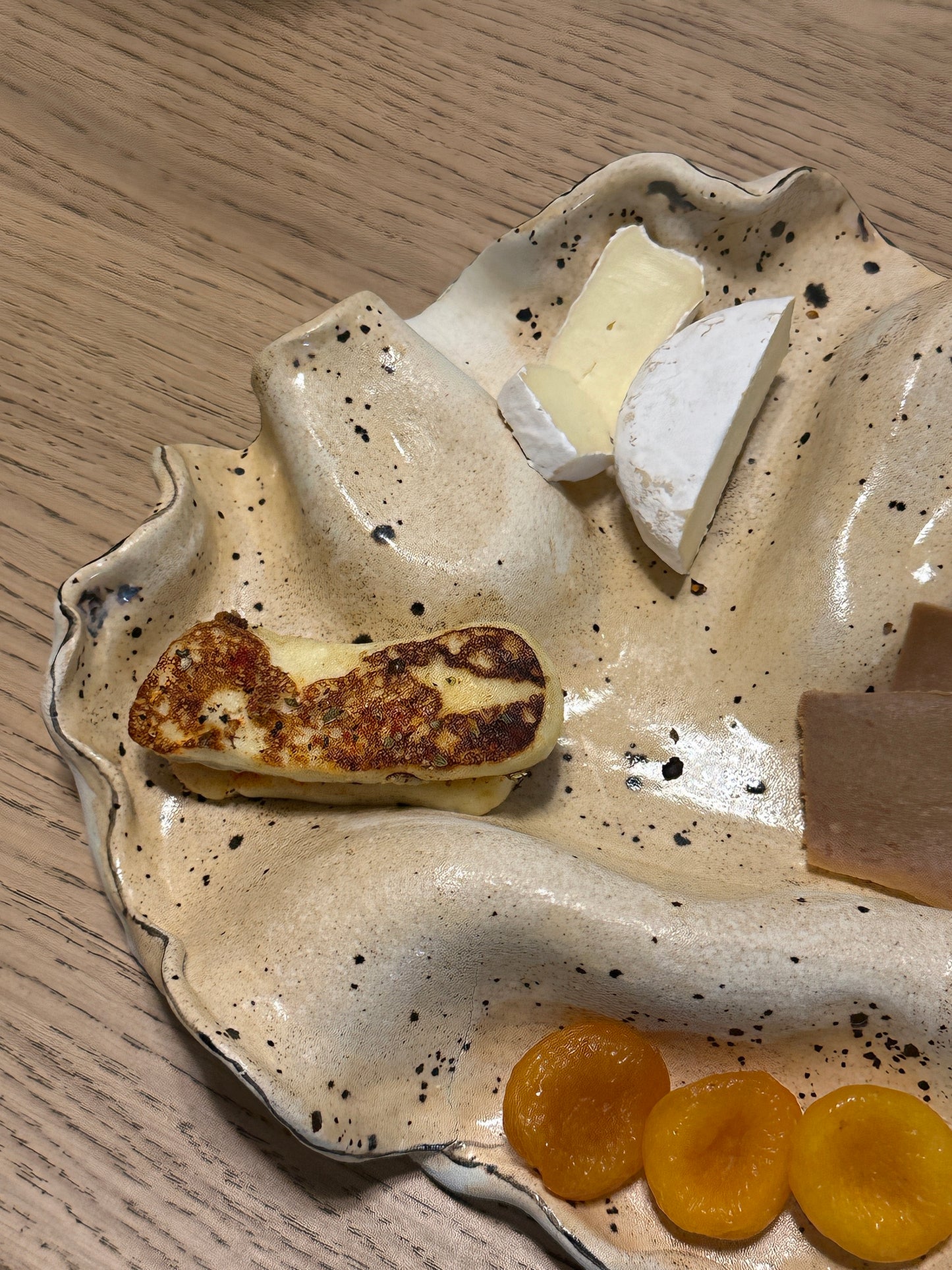 Handcrafted Ceramic Wave Platter